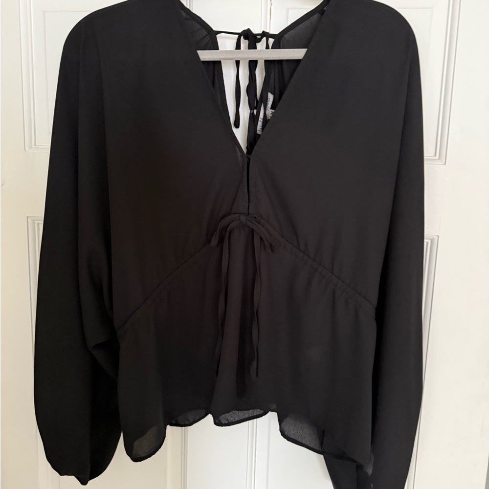 Elegant Black Women's Top